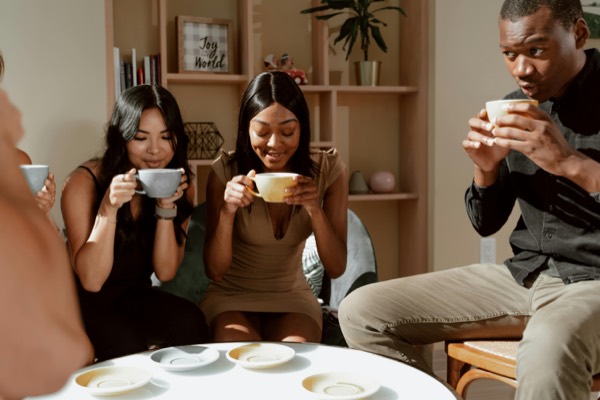 Coffee chat language exchange